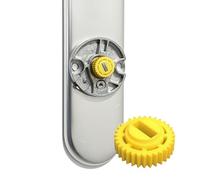 Sintrix Fab Replacement Gear - Compatible with Nuki Smart Lock Ultra - Yellow Gear Replacement Part with Predetermined Breaking Point - Smart Lock Repair Accessories - Motor Protection Replacement for