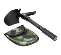 Sintron 207755 Folding shovel bag included black steel compact design