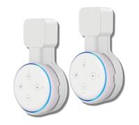 Sintron 2X Wall Mount Holder White for Dᴏt 3, Smart Home Wall Mount Stand Hanger for Dᴏt 3rd Generation Speaker Holder Space Saving Accessories Without Messy Wires, Compatible with UK Plug Google Mini