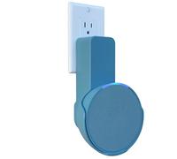 Sintron Outlet Wall Mount Holder for Echᴏ Pop, Smart Speaker Stand Hanger, Space-Saving, No Screws Needed, Built-in Cable Management, Decorative Design, Compatible with Google Nest (Midnight Teal)