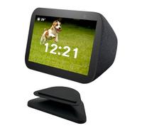 Sintron Smart Display Stand for Echo Show 5 (3rd Gen), Adjustable Magnetic Stand Holder with 360 Degree Rotation, Swivel & Tilt Function, Anti-Slip Base - Black, Compatible with iPhone models