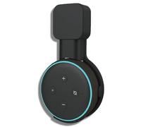 Sintron Wall Mount Holder for Echo Dot 3 & Google Mini, Smart Home Wall Mount Stand Hanger for Dot 3rd Generation Speaker Holder, Space Saving Accessories Without Messy Wires, Cable Management (Black)