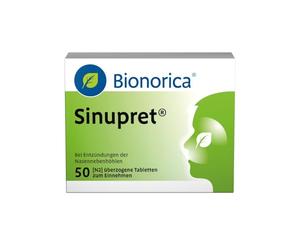Sinupret Dragees, 50 St | Herbal medicine | 5 plant combination | dissolves the mucus | opens the nose | frees the head | from 6 years