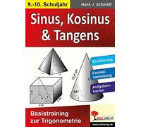 Sinus, Kosinus and Tangens Basistraining zur Trigonometrie by Schmidt New.