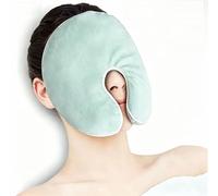 Sinus Relief Eye Mask, Face Heating Mask for Sinus, Warm Cold Compress Sinus Pillow, Natural Reusable Relief for Dry Eyes, Migraines, Headache, Sinus Pressure and Relaxation (Green)