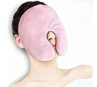 Sinus Relief Eye Mask, Face Heating Mask for Sinus, Warm Cold Compress Sinus Pillow, Natural Reusable Relief for Dry Eyes, Migraines, Headache, Sinus Pressure and Relaxation (Pink)
