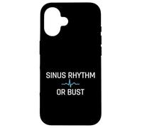 Sinus Rhythm Or Bust Medical Cardiology Cardiologist Case for iPhone 16