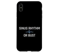 Sinus Rhythm Or Bust Medical Cardiology Cardiologist Case for iPhone XS Max