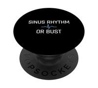 Sinus Rhythm Or Bust Medical Cardiology Cardiologist PopSockets Adhesive PopGrip