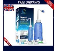 Sinus Rinse Kit,Neti Pot Kit + 20 Sachets Original plusqmed kit