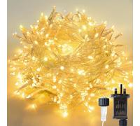 SINWE Fairy Lights,Christmas Lights,30M 300 LED,8 Modes,Timer Function,String Lights,Mains Powered with Timer, Memory Function,Waterproof for Outdoor & Indoor Christmas Tree (Warm White, 300led/30M)