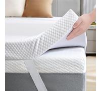 SINWEEK 3 Inch Gel Memory Foam Mattress Topper Full Size, Ventilated High Density Pad for Back Pain, Bed Topper with Removable Soft Cover, CertiPUR-US Certified