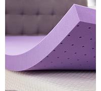 SINWEEK 3 Inch Gel Memory Foam Mattress Topper Twin XL, Twin Extra Long Mattress Pads for College Dorm Single Bed, Ventilated Soft Bed Topper, CertiPUR-US Certified, Twin XL Size, Purple