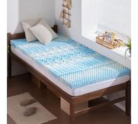 SINWEEK 3 Inch Memory Foam Mattress Topper Twin XL, Twin Extra Long Mattress Pads for College Dorm Single Bed, Pressure Relieve CertiPUR-US Certified, 39x80 Inches, Blue