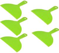 Sinyiol 5Pcs Putty Scraper 8" Plastic Flexible Putty Knives,Large Size Pack,Disposable Spreader Flexible Plastic Paint Scraper Tool for Spackling, Taping Drywall Wall Painting (8")