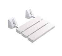 SINYUIF Folding Shower Seat Chair, Wall Mounted Bathroom Shower Bench for Family, SPA or Sauna Room - Maximum Load 120kg/265lbs