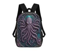 sinyumoney 17 Inch Children's Backpack Ancient Cthulhu School Rucksack 3D Kids School Backpack School Bags Fashion Backpack with Pocket Book Bags