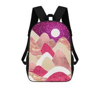 sinyumoney 17 Inch Children's Backpack Candyland Vista School Rucksack 3D Kids School Backpack School Bags Fashion Backpack with Pocket Book Bags