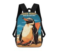 sinyumoney 17 Inch Children's Backpack Where Chill Meets Chill School Rucksack 3D Kids School Backpack School Bags Fashion Backpack with Pocket Book Bags