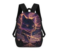 sinyumoney 17 Inch Children's Backpacks Enchanted Giant Cat School Bag 3D Printed Children's School Backpack Fashion Travel Backpacks for Kids School Students