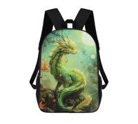 sinyumoney 17 Inch Children's School Backpack Baby Dragon Teen Fashion Backpack Casual Backpack Boy Girl Teen School Bag 3D Printed Backpack