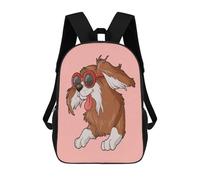 sinyumoney 17 Inch Children's School Backpack Coolest Dog Ever Teen Fashion Backpack Casual Backpack Boy Girl Teen School Bag 3D Printed Backpack