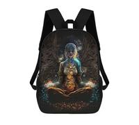 sinyumoney 17 Inch Children's School Backpack Mystical Journey Teen Fashion Backpack Casual Backpack Boy Girl Teen School Bag 3D Printed Backpack