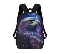 sinyumoney 17 Inch Eagle Fantasy Art Print-1 Backpack 3D Printed Children's School Backpack for Kids High Capacity Travel Rucksacks Book Bags Kids School Bag Back Pack