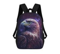 sinyumoney 17 Inch Eagle Fantasy Art Print-5 Backpack Kids School Backpack 3D Printed Fashion School Bag for Boys Elementary And Middle School Student