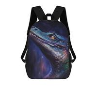 sinyumoney 17 Inch Glowing Fantasy Dragon Artwork Backpacks Kids School Backpack School Bag 3D Printed for Boys Elementary And Middle School Students