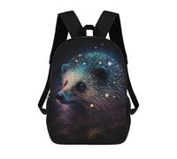 sinyumoney 17 Inch Magical Forest Spirit Bear Backpacks Kids School Backpack School Bag 3D Printed for Boys Elementary And Middle School Students