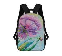 sinyumoney 17 Inch May Flower Backpacks Kids School Backpack School Bag 3D Printed for Boys Elementary And Middle School Students