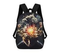 sinyumoney 17 Inch Mindset Is Everything Backpack with Pocket 3D Printed Travel Rucksacks Book Bags Kids School Bag