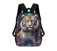 sinyumoney 17 Inch School Backpack,3D Printed Mechanical Techno Tiger Children Backpacks,Kids Kindergarten Cute Travel Bags Casual Daypack for Boys School Students