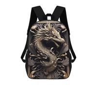 sinyumoney 17 Inch School Backpack Epic Ancient Dragon Bookbag for Boys Girls Chool Bag College Business Travel Bag Work Bag