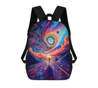 sinyumoney 17 Inch School Backpack Journey Through Cosmos Bookbag for Boys Girls Chool Bag College Business Travel Bag Work Bag