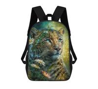 sinyumoney 17 Inch School Backpack Stunning Leopard Bookbag for Boys Girls Chool Bag College Business Travel Bag Work Bag