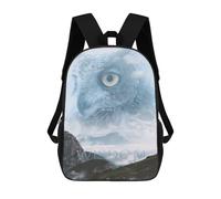 sinyumoney 17 Inch Seek Wisdom Backpacks Kids School Backpack School Bag 3D Printed for Boys Elementary And Middle School Students
