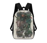 sinyumoney 17 Inch Shinigami No Mori Backpacks Kids School Backpack School Bag 3D Printed School Bag for Boys Elementary And Middle School Students
