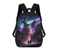 sinyumoney 17 Inch Stardust Dreams Backpack, Children's Backpack, Student School Bag Bookbag Rucksack, 3D Printed for Boys Girls