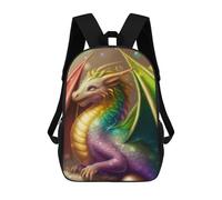 sinyumoney 17 Inch The Dragon Aymrienth Backpack Kids School Backpack 3D Printed Fashion School Bag for Boys Elementary And Middle School Student
