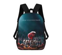 sinyumoney 17 Inch The Key to Success Backpacks Kids School Backpack School Bag 3D Printed School Bag for Boys Elementary And Middle School Students