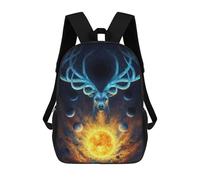 sinyumoney 17inch Children's Backpack 3D Printed Celestial Schoolbag Student Daypack Fashion Casual Lightweight School Bags for School College Travel