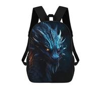 sinyumoney 17inch Children's Backpack 3D Printed Elderly Drake Schoolbag Student Daypack Fashion Casual Lightweight School Bags for School College Travel
