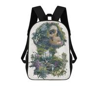 sinyumoney 17inch Children's Backpack 3D Printed In-between Life And Death Schoolbag Student Daypack Fashion Casual Lightweight School Bags for School College Travel
