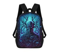 sinyumoney 17inch Children's Backpack 3D Printed Lovecraftian Being Schoolbag Student Daypack Fashion Casual Lightweight School Bags for School College Travel