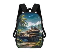 sinyumoney 17inch Children's Backpack 3D Printed Natures Triumph Schoolbag Student Daypack Fashion Casual Lightweight School Bags for School College Travel