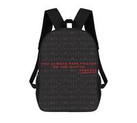 sinyumoney 17inch Children's Backpack 3D Printed On The Way To Success Schoolbag Student Daypack Fashion Casual Lightweight School Bags for School College Travel