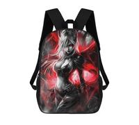 sinyumoney 17inch Children's Backpack 3D Printed Succubus Demon Girl Schoolbag Student Daypack Fashion Casual Lightweight School Bags for School College Travel