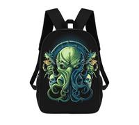 sinyumoney 17inch School Backpack for Girls CAME FROM THE DEEP Backpack 3D Printed Boy School Backpack Casual Daypack Rucksack for Middle School Students